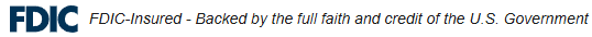 Member FDIC. Backed by the full faith and credit of the U.S. Government